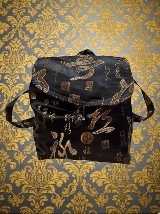 No name Handbags - Vintage 90s Retro Goth Whimsigoth Bohemian Jacquard Festival Maximalist Backpack
